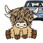 Highland Cow Sticker, Car Decal, Bumper Sticker, Laptop Sticker, Sticker