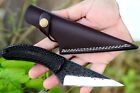 Hunting Knife 8'' Full-Tang Fixed Blade Plastic Handle Knife w/ Sheath