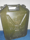 Green Plastic Water jerry can, 1965 Genuine British Army 20 litre water carrier.