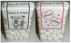 70 WEDDING FAVORS TIC TAC LABELS ~ PERSONALIZED