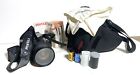Pentax ZX-7 35mm SLR W/Promaster 28-200 3.8-5.6 Lens. Bag, Strap, Manual, Films.
