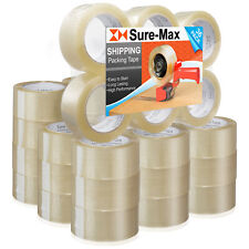 36 Rolls Carton Sealing Clear Packing Tape Box Shipping- 1.8 mil 2