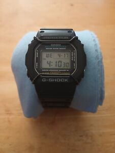 Casio G-Shock  DW-5600E (3229) Black Sport With Bull Bar Guard and New Battery