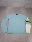 Mag By Magaschoni Sweater Womens Small Blue V Neck Pullover