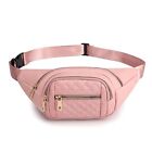 Fanny Pack for Women with 4 Zippers Pockets fashion Waist Pack Crossbody Bum Bag