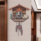 Bird Wall Clock Wooden Antique Wall Clock Traditional Black Forest Style