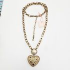 Cabi Cz Heart Of Gold Necklace Women's  Os