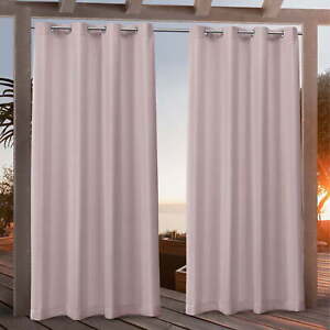 New ListingCanvas Indoor/Outdoor Grommet Top Curtain Panel Pair, 54