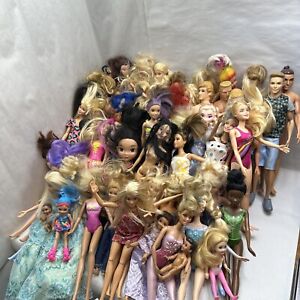HUGE Lot Of Barbie & Ken Dolls, Clothes, Acc’s, 57 Dolls + Extra, Mattel + Other
