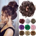 Natural Small Hair Scrunchie Wrap Hairpiece Curly Messy Bun Updo Hair Extensions