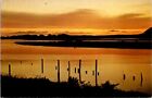 Vintage Postcard Beautiful Sunset on Nehalem Bay Wheeler Oregon OR          W700