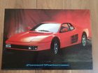 Ferrari Testarossa Original 1991 Mini Poster