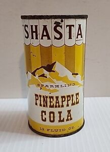 Shasta Pineapple Flat Top 12oz Soda Pop Can San Francisco,CA Carnival Circus