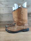 RED WING PECOS 899 MENS LEATHER WESTERN WORK BOOTS sz 12D