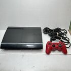 New ListingSony PlayStation 3 500GB Super Slim Black PS3 VIdeo Game Console CECH-4001C Work
