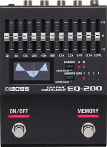 BOSS EQ-200 Graphic Equalizer Guitar Effects Pedal New With Tracking