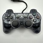 New ListingSony Playstation 2 PS2 DualShock 2 Clear Smoke Gray Controllers SCPH-10010 OEM