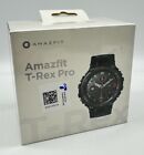 Amzfit Men's T-Rex Pro Smart Watch GPS Fitness Water Resistant - Black