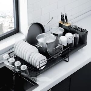 Large Dish Drying Rack - Multifunctional Dish Rack for Kitchen Counter