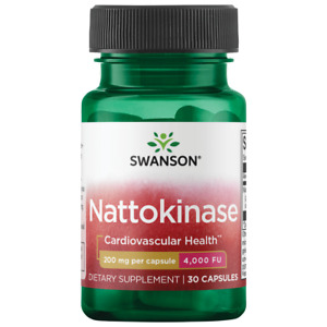 Swanson Nattokinase 4,000 Fibrinolytic Units 200 mg 30 Capsules