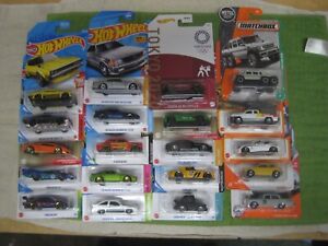 Lot Of 15 Hot Wheels And 5 Matchbox 1/64 Japan And European Cars