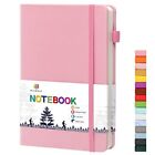 Lined Journal Notebooks with Pen Loop, Hardcover Notebook Journal for Pink