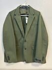 NWT Polo Ralph Lauren C Fall 2 Button Blazer Jacket, Military Green, Size 2XL