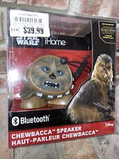 Star Wars Chewbacca Bluetooth Speaker Disney iHome New