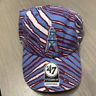 Houston Oilers Tennessee Titans '47Clean Up Legacy Zubaz Strapback Hat Cap NEW