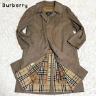 Burberry Stainless Steel Collar Coat Nova Check with Liner Vintage