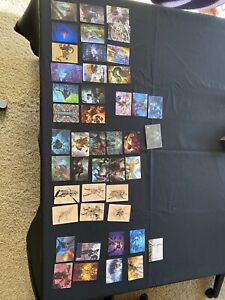 Magic MTG Art Series Card Lot of 50+ cards, NM various sets+Gold Signature Cards