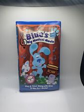 New ListingBlues Clues Blue's Big Musical Movie VHS 2000 Movie Nickelodeon Nick Jr. Blue