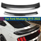 Fits 15-22 Ford Mustang GT350 GT350 R Style Trunk Spoiler Carbon Fiber Style