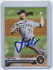 New Listing2021 BREWERS Josh Hader signed card Topps NOW #187 Autographed AUTO Fast 400K's