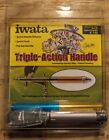 Iwata Triple Action Handle Airbrush Kit with 5 Colored Handles