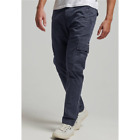 Superdry Blue Straight-leg Cotton Core Cargo Pants Size 30