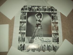 Bettie Page Poster  2012  Bunny Yeager signed girlie pinups XF Condition