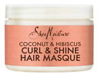 SheaMoisture Coconut & Hibiscus Curl & Shine Hair Mask Naturally Curly Hair 12oz
