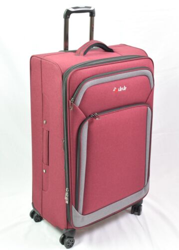 28inch expandable softside spinner check-in luggage travel, suitcase w/wheels