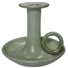 New ListingAntique Vintage 1920s Marblehead Pottery Gray Chamberstick Candle Holder
