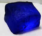 Heated 550.40 Ct Treated  Tanzania Blue Tanzanite Rough Loose Gemstone