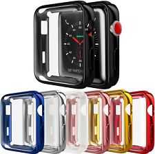2 Pack For Apple Watch Series 3 2 1 38mm 42mm Screen Protector Case Full Cover