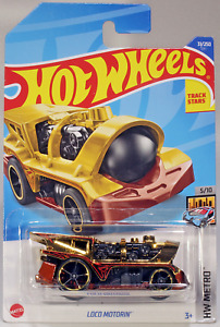Hot Wheels 2022 Gold Loco Motorin' #31, Hot Wheels Metro 5/10