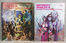 Different Worlds 1980 Fantasy Sci-Fi RPG Magazine 9 & 10