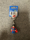 Lego Super Heroes Superman Keychain Minifigures DC Man Of Steel 853430 Retired
