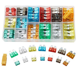 US 220PCS Blade Fuse Box Assortment Fuses For Car Truck RV SUV Boat Automotive (For: CRX)
