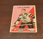 New Listing1958 - 59  Topps #4 Leo Labine Boston Bruins