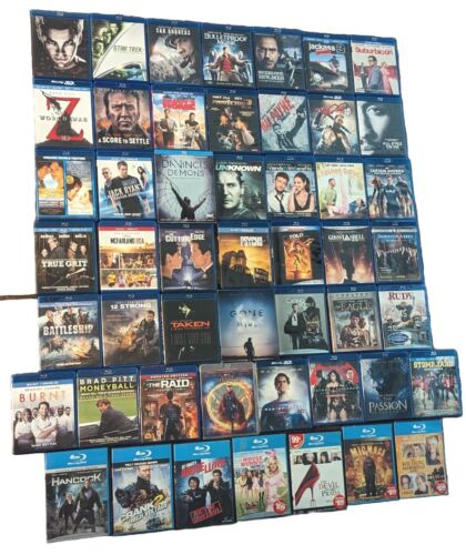 50 Blu-ray Movies HUGE/WHOLESALE Lot - Instant Collection - Blue Ray NO DOUBLES
