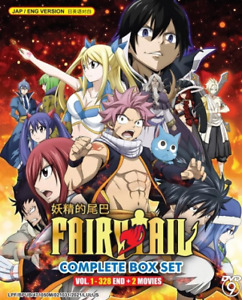 Fairy Tail Complete Box Set Vol.1-328 END Anime DVD [English Dub] [Free Gift]