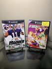 GameCube Game lot of 2 Bundle F-Zero GX and Madden 2002 W/ Manual (Nintendo)